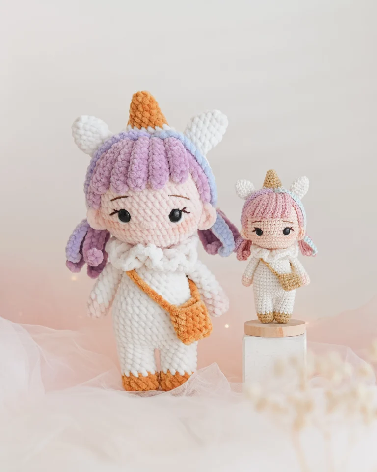 amigurumi crochet doll avoid wobbly floppy head