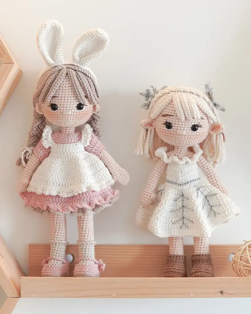 Amigurumi Crochet doll by green frog crochet