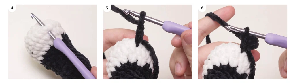 magpie bird free pattern green frog crochet 1