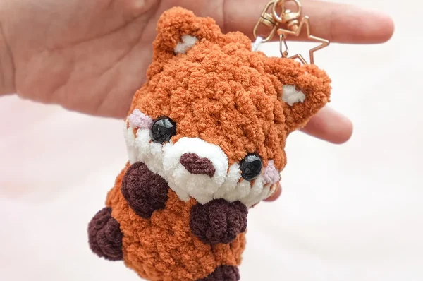 Free beginner crochet pattern amigurumi fox no sew crochet pattern