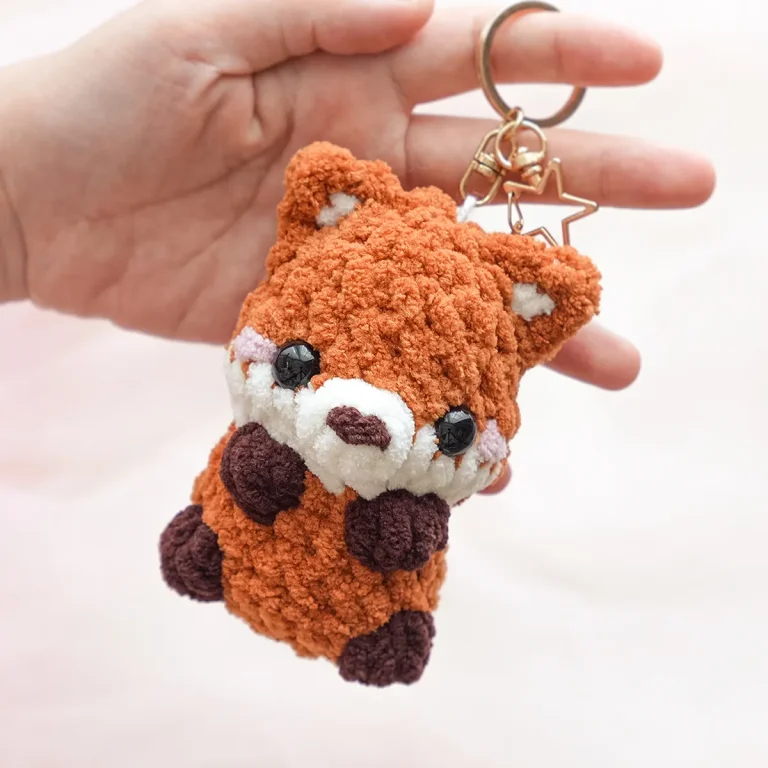 Free beginner crochet pattern amigurumi fox no sew crochet pattern