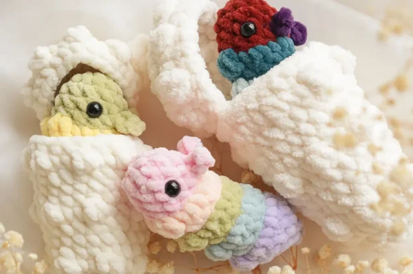 Free Crochet Pattern Caterpillar Amigurumi Greenfrogcrochet