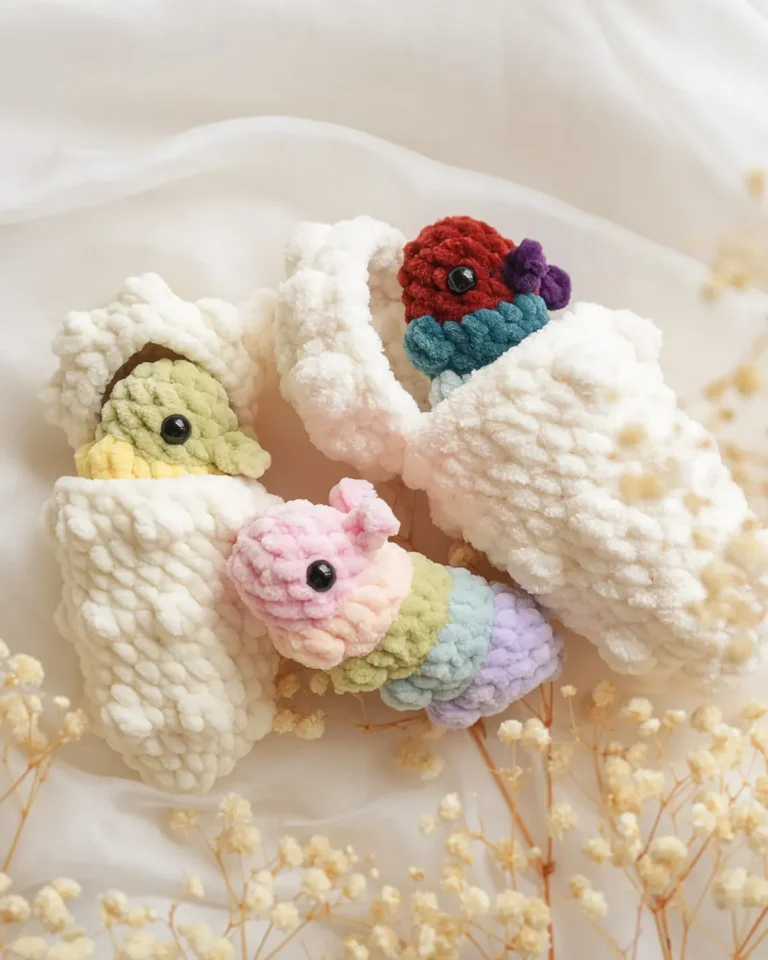 Free Crochet Pattern Caterpillar Amigurumi Greenfrogcrochet