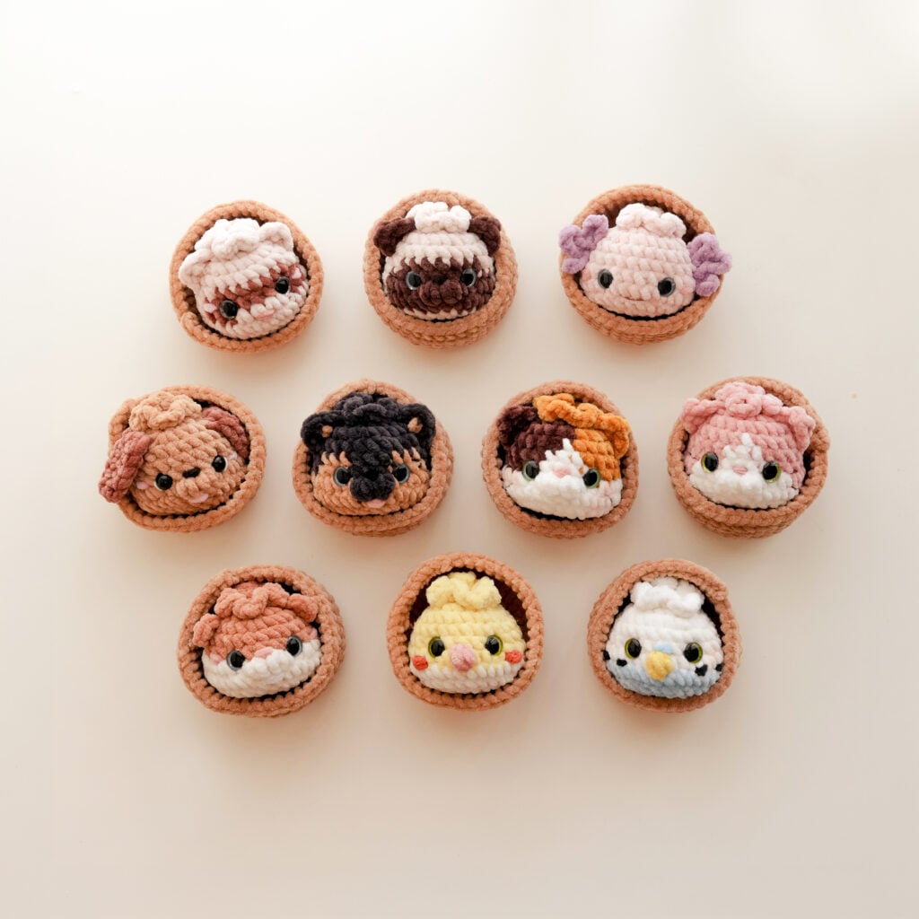 Crochet Squishy Dumplings Soup Cup Blind Box Label By Green Frog Crochet 4