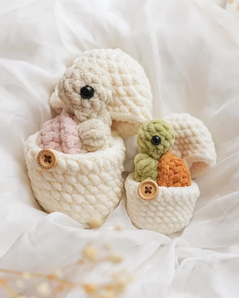 Hatching-sea-turtle-tortoise-amigurumi-Greenfrogcrochet70